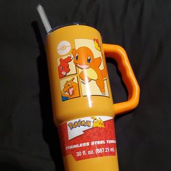 Pokémon Charmander 30 oz Stainless Steel Tumbler
