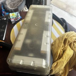 Blue And White Oscillating Light Bar 