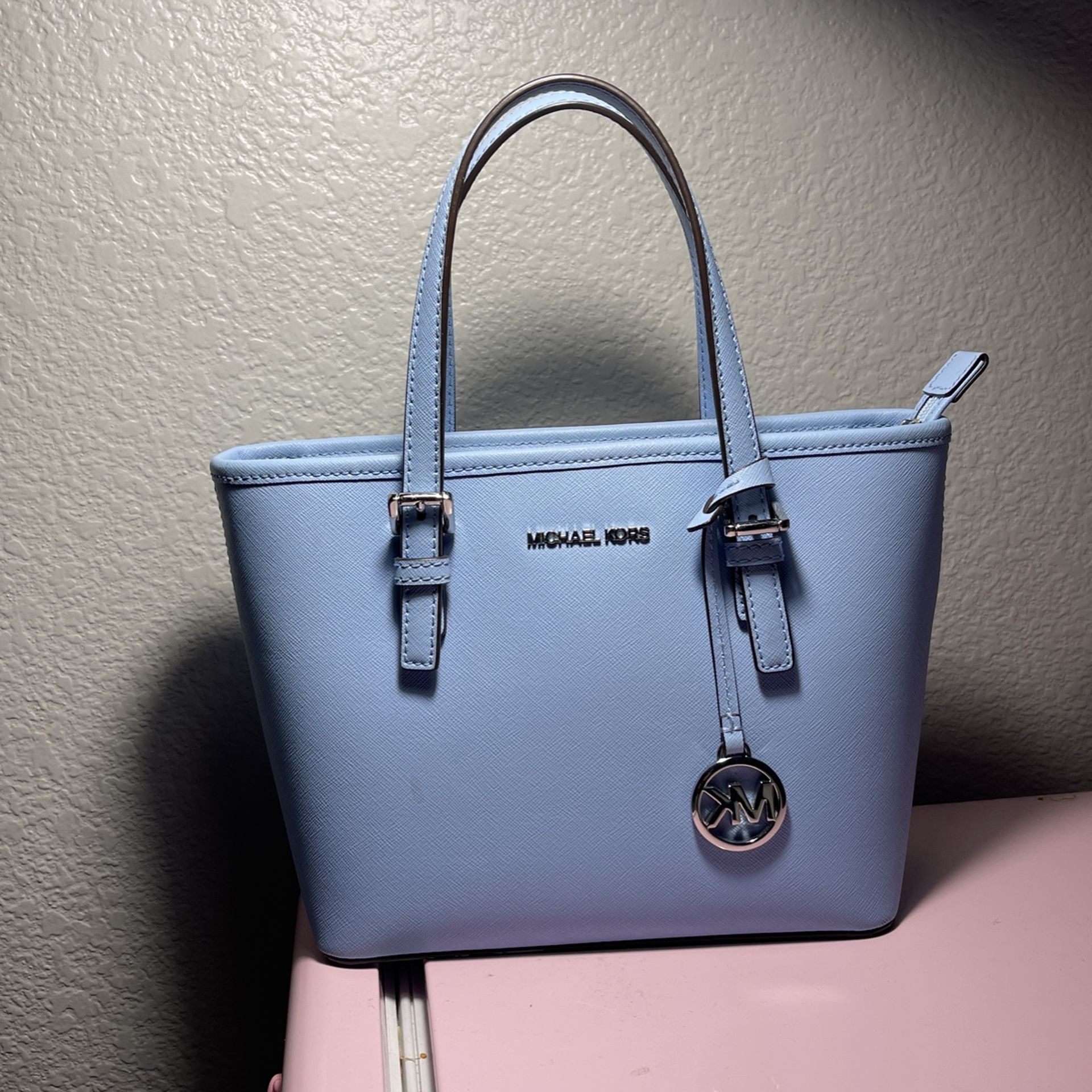 Michael Kors Baby Blue Hand Bag