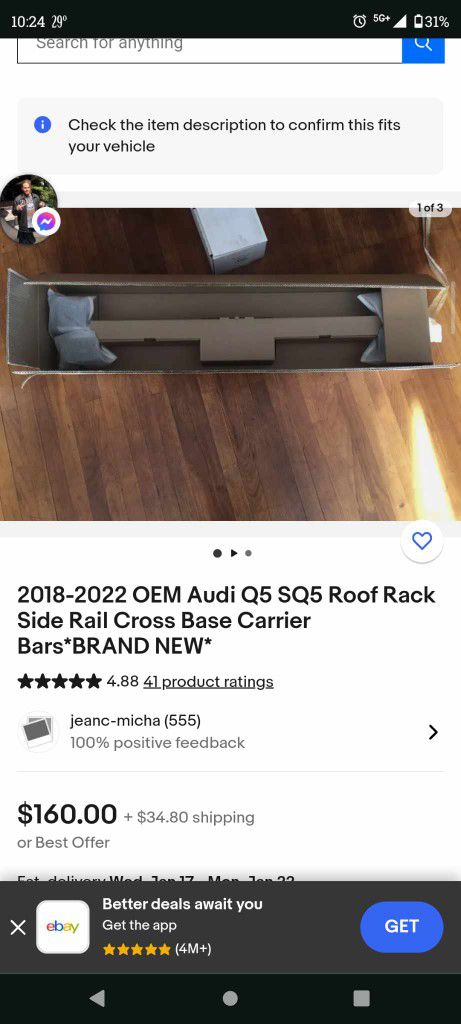2018 Audi Q5 Roof Racks