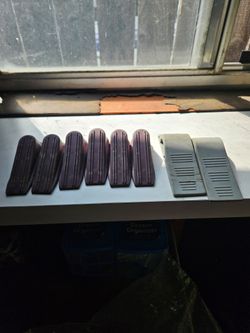 Rubber Door Wedge Stoppers Set of 7