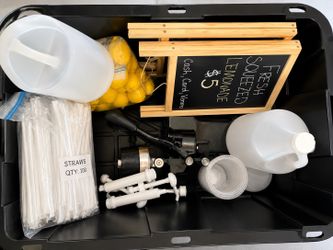 **Complete Lemonade Stand Kit – Everything You Need to Start Selling!**