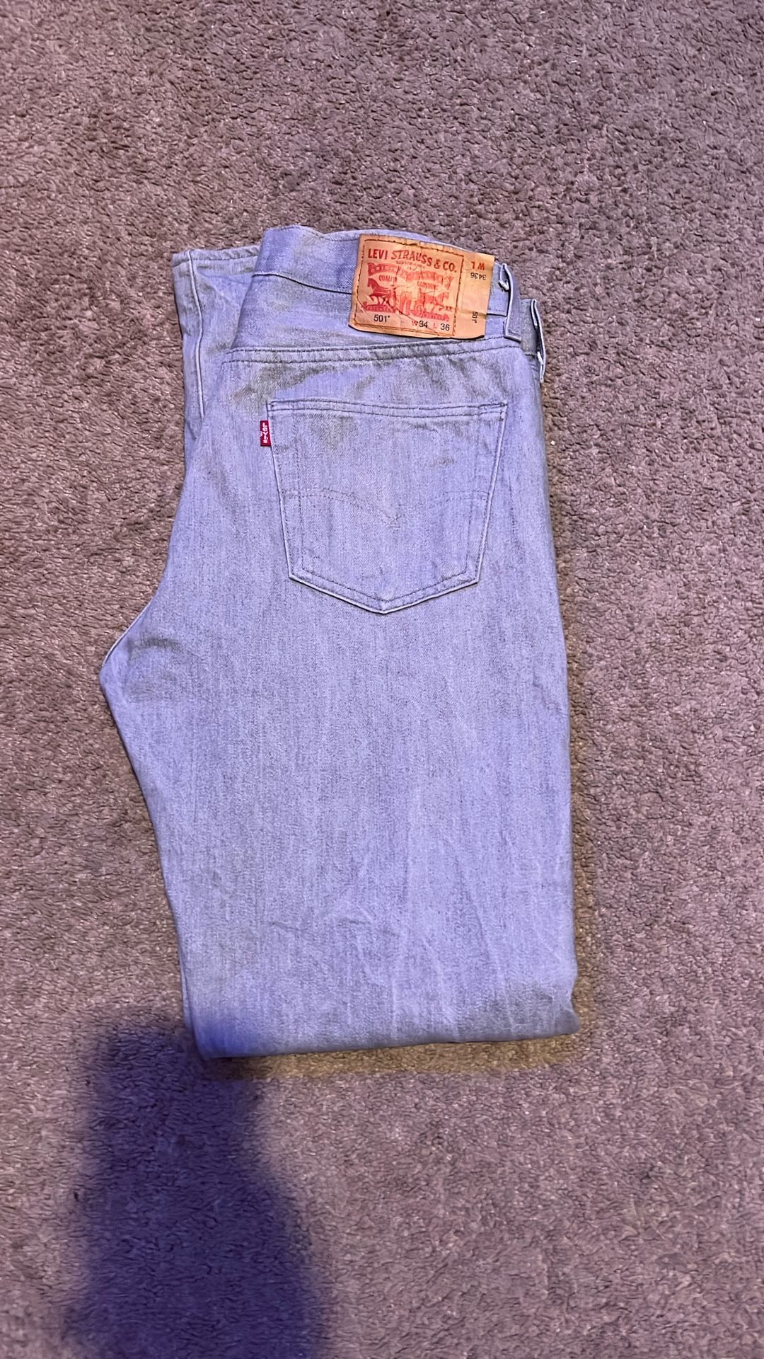2 pairs 501 Levi's