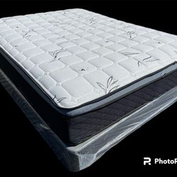 King Bamboo Orthopedic Pillow Top Mattress And Boxspring!