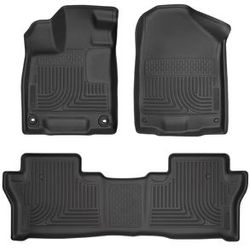 Husky Liners WeatherBeater Front & 2nd Row Floor Liners 2022 Honda Passport HUL-93781