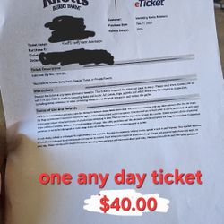 Knott's Berry Farm Ticket 