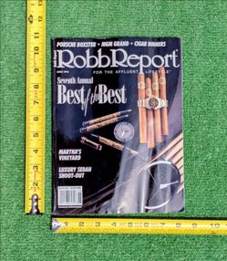 Robb Report Magazine June1995 Best of the Best Martha's Vineyard+Porsche Boxster