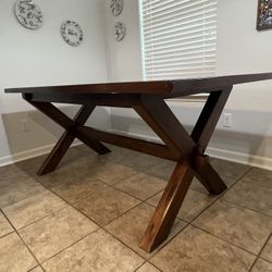 Pottery Barn Toscana Dining Table with Bench