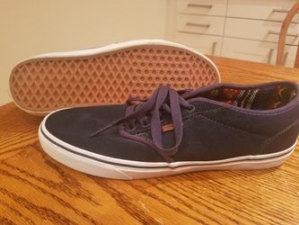 Vans blue suede size 11 mens
