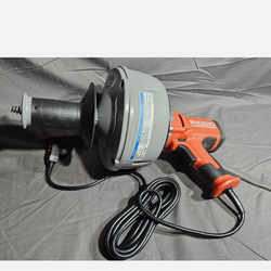 Ridgid cord hand snake USED