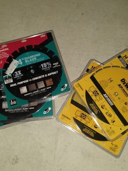 New ~ 14" Diamond Saw Blades !