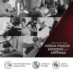 Pursonic 6 Speed Cordless & Rechargeable Professional Massager