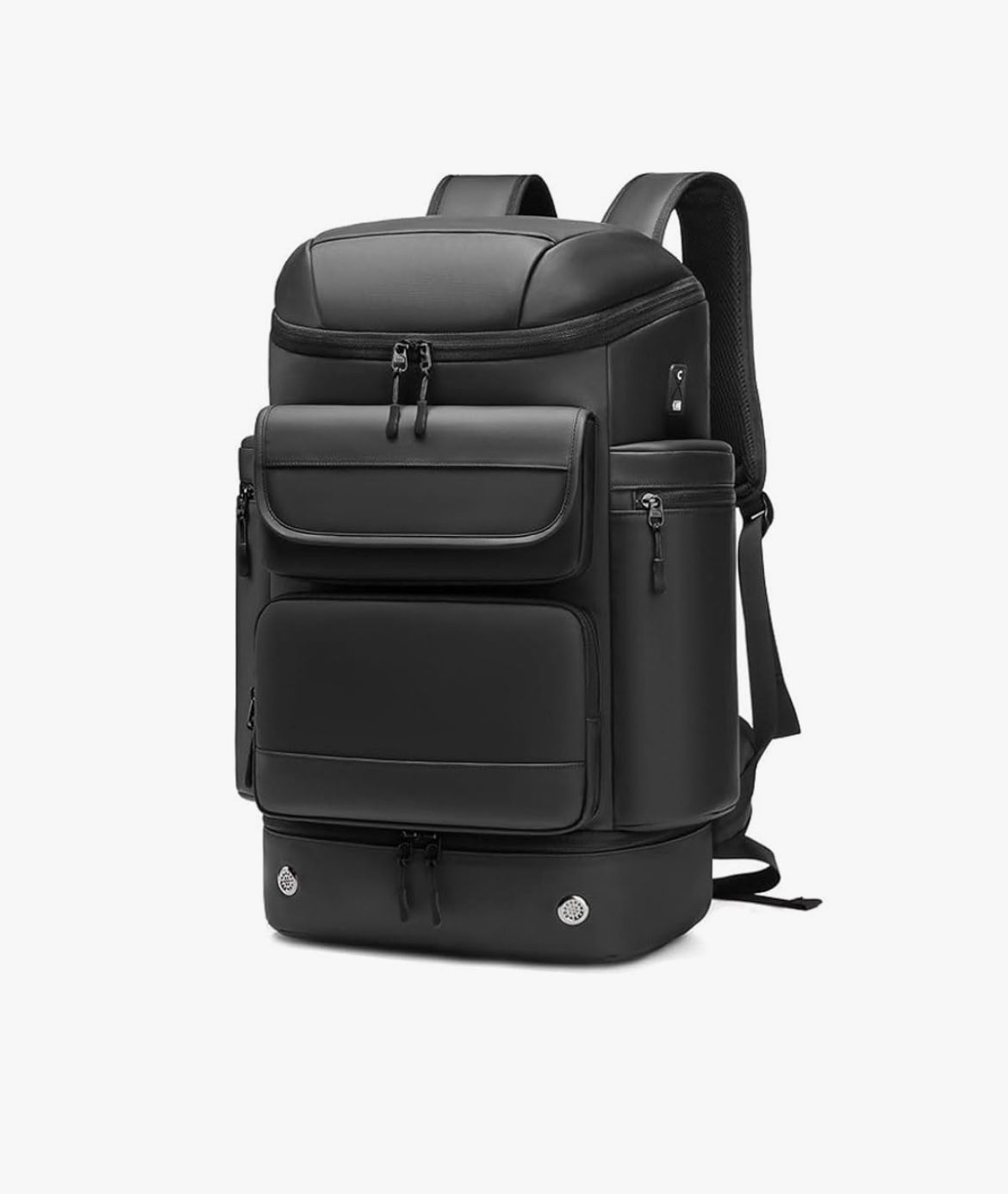 Men large capacity travel backpack,50L waterproof hiking trekking Backpack With separate shoe bag