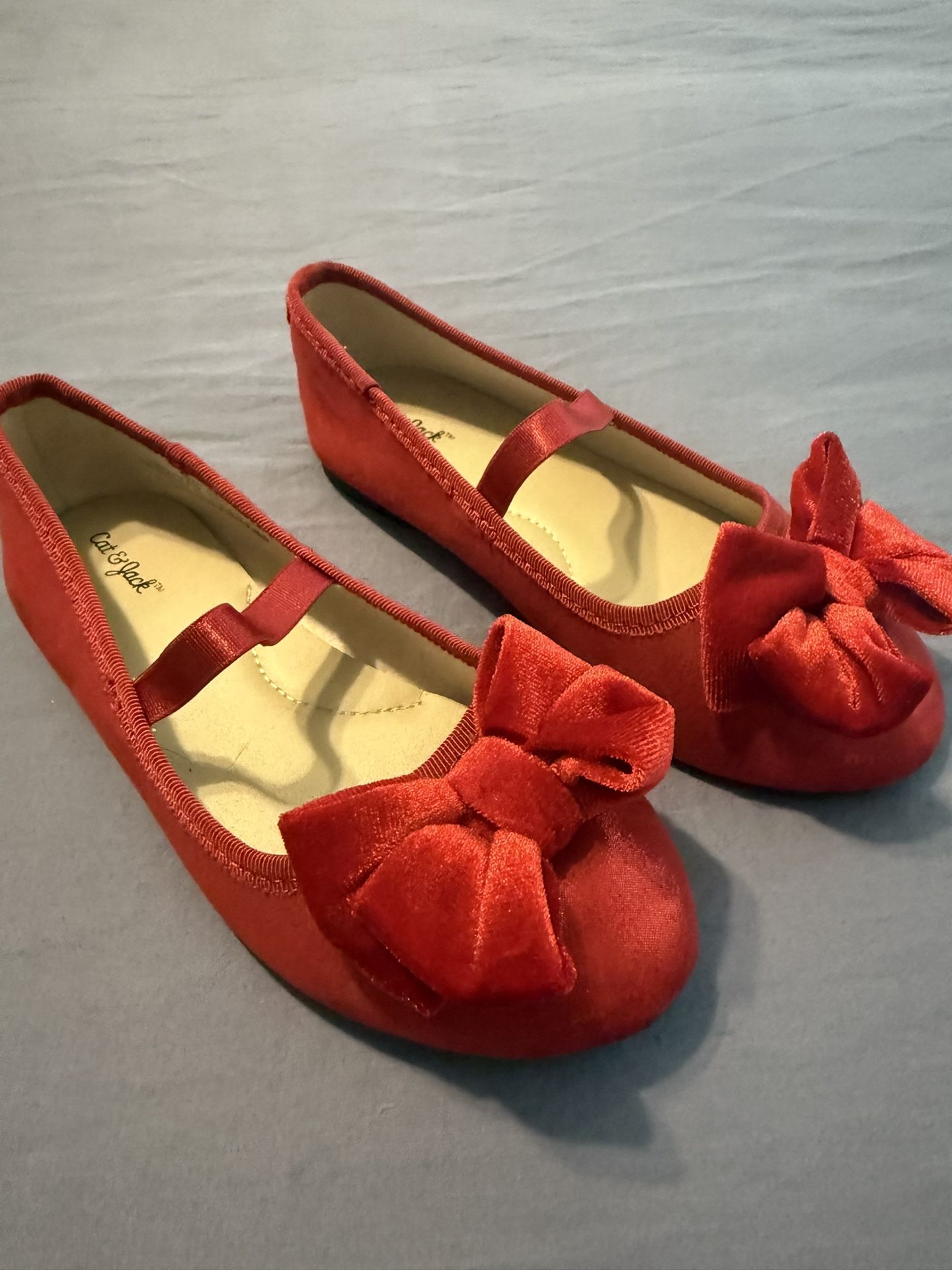 Cute Red Girls Dress Shoes Size 11