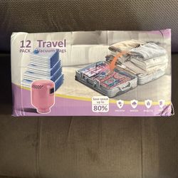 Travel Vacuum Bags 12 Pack $25 OBO 