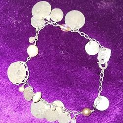 Holly Yashi Silver Charm Bracelet 