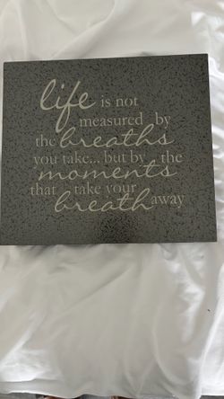Tea Light Holder w/ saying