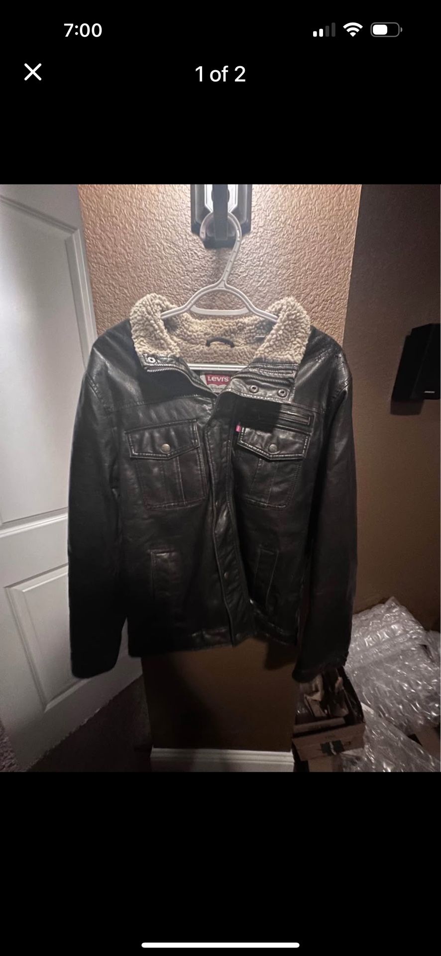 Levi's Men's Size Medium Sherpa Lined Trucker Jacket