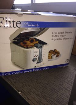 ELITE CUISINE 5 QT. COOL TOUCH DEEP FRYER