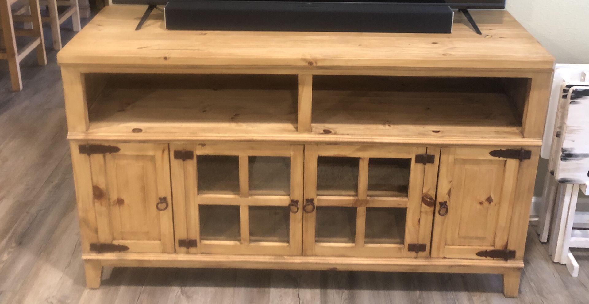 Rustic Wood tv stand