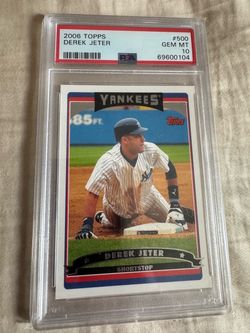 2006 Topps Derek Jeter PSA 10