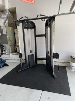 SF Fit_ Functional Trainer New Cable Machine Dual Pulley Fitness Equipment Fit Fitness Exercise Equipment Brand New Weights Stack Weight Plate