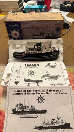 ERTL collectibles Texaco nautical series tugboat