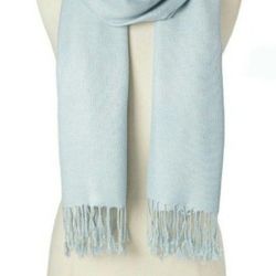 Light- Blue Scarf w Bonus OBO