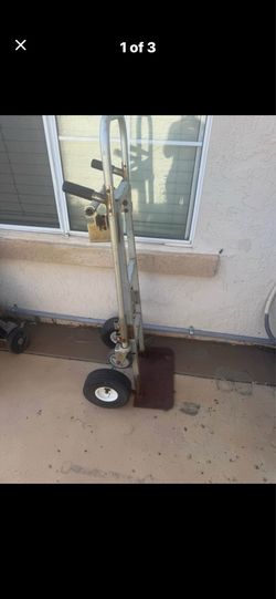 Convertible Hand Truck, also commonly referred to as a 2-in-1 or 3-in-1 dolly.