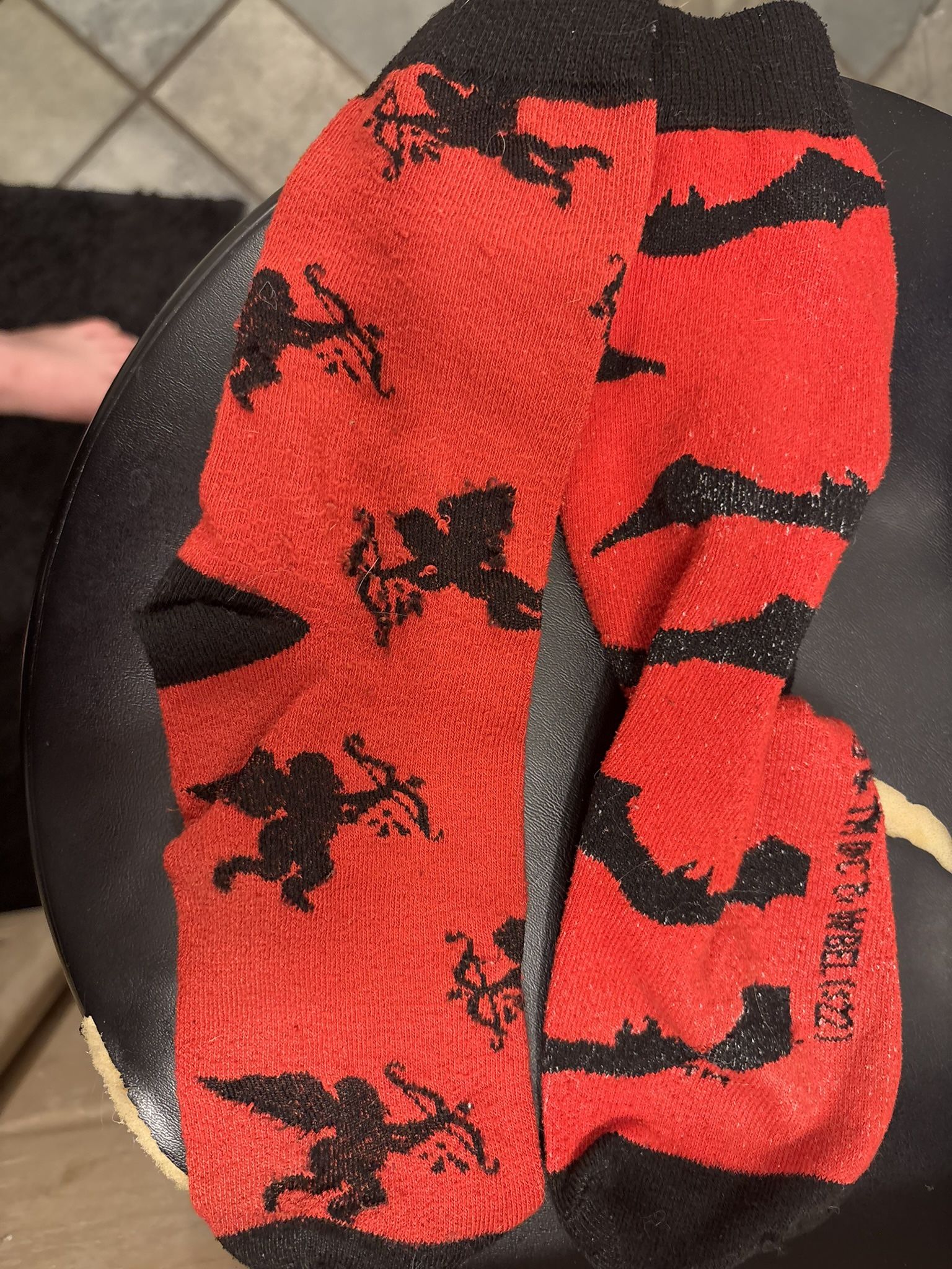 Red & Black Knee Highs