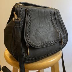 Vegan Leather Crossbody Purse