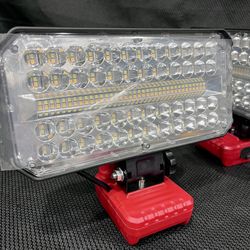 High Power LED Work Light for Milwaukee 18V Battery, 4200LM, No Battery Included