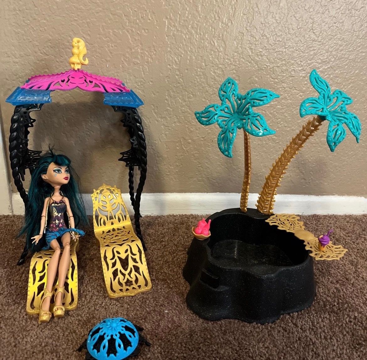 cleo de nile frights oasis Monster High 13 wishes Doll & playset