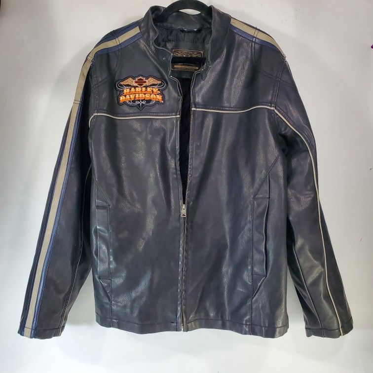 ジャケット・アウター HARLEY DAVIDSON LEATHER conchoTee size L Harley Davidson Men's RIDE READY Black Leather Jacket Medium 98000