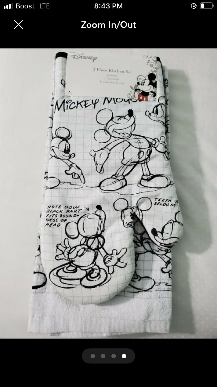 Disney Mickey Sketch Kitchen Set