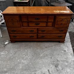 10 Drawer Dresser W/ Mirror