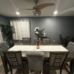 Dining Table & 8 Chairs