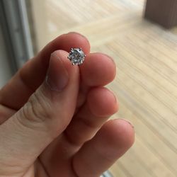 Men’s VVS Mossanite Stud earrings