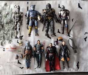 $60 - Star Wars Black Series Assorted Mandalorian Figure Set