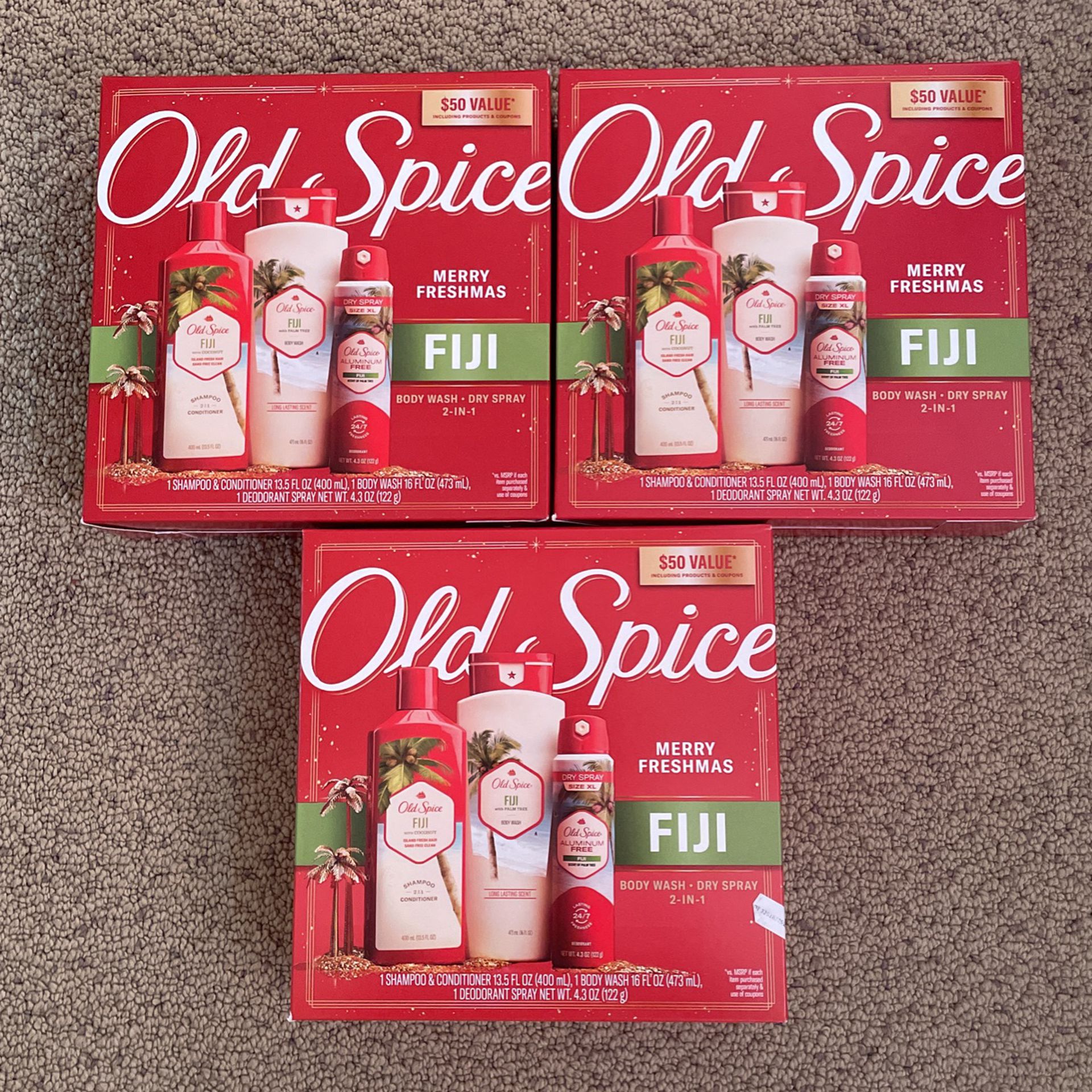 $12 Gift Set Old Spice Fiji Brand New