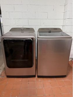 Samsung Bespoke Smart Washer & Dryer Set – Champagne Finish