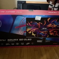 MSI MPG 321URX QD OLED monitor