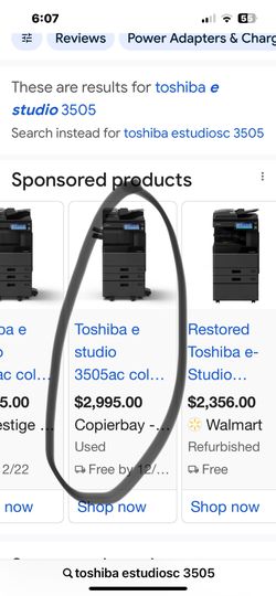 Toshiba Estufio3505ac Printer