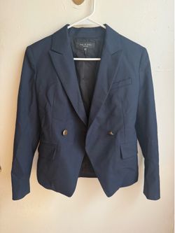 rag & bone Navy Blue Double Breasted Blazer Size 00