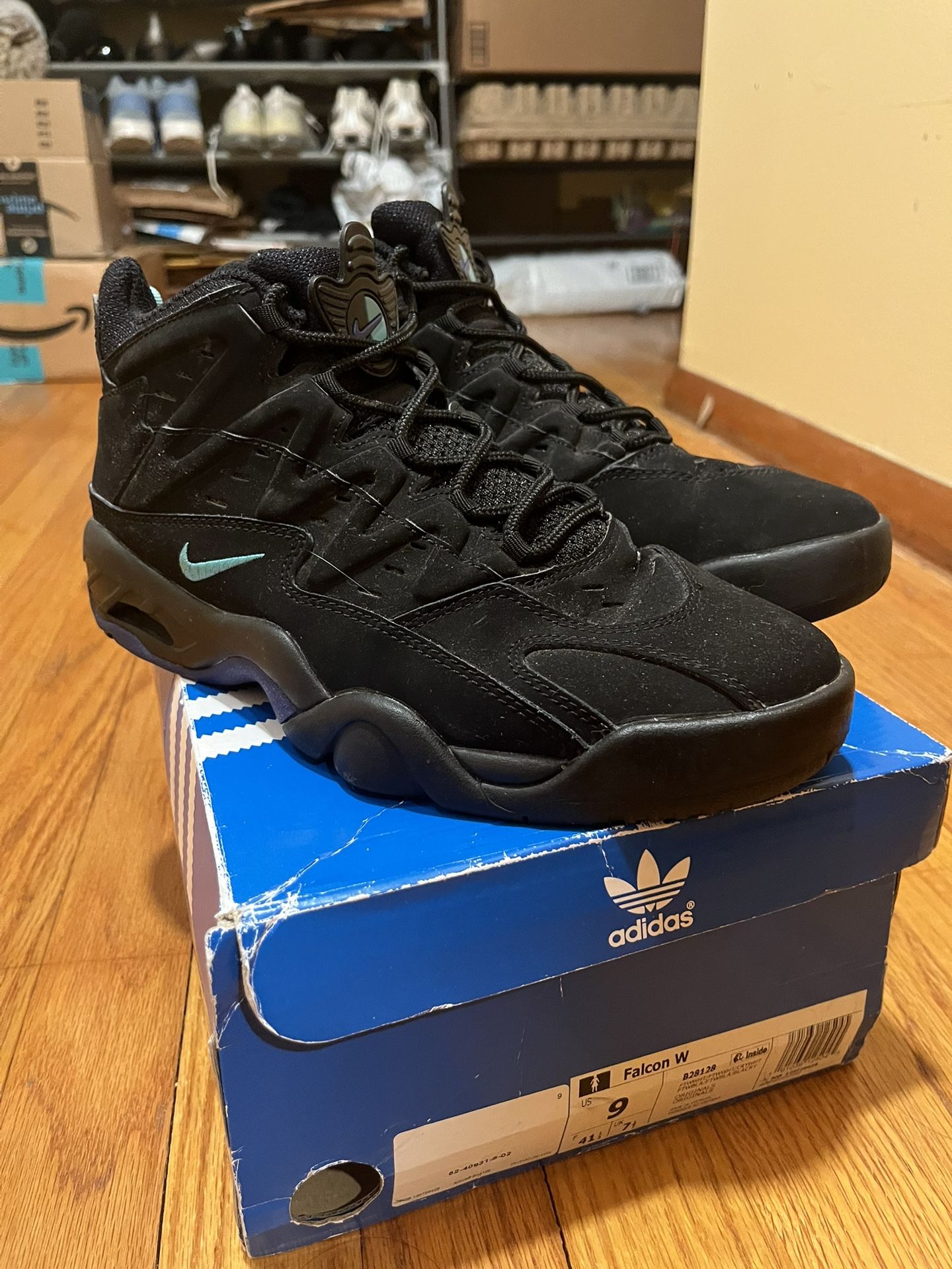 SIZE MEN Nike Air Flare Black Violet Andre Agassi Retro RARE