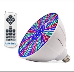 Life-Bulb 120V Color LED Pool Lights for Inground Pool, Pool Light Bulb, Fits Hayward & Pentair LED Pool Lighting & Other E26 Screw in Types, RGB