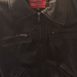 Laverapelle Genuine Lambskin Leather Jacket Size Small-new