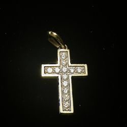Diamond Cross Pendent