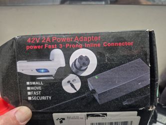 42v 2A  fast power 3 prong aapter scooter/ebike