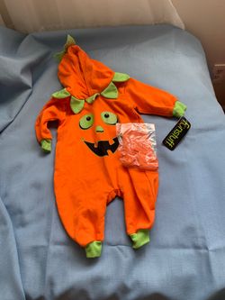 Pumpkin costume (9-12 months) NEW